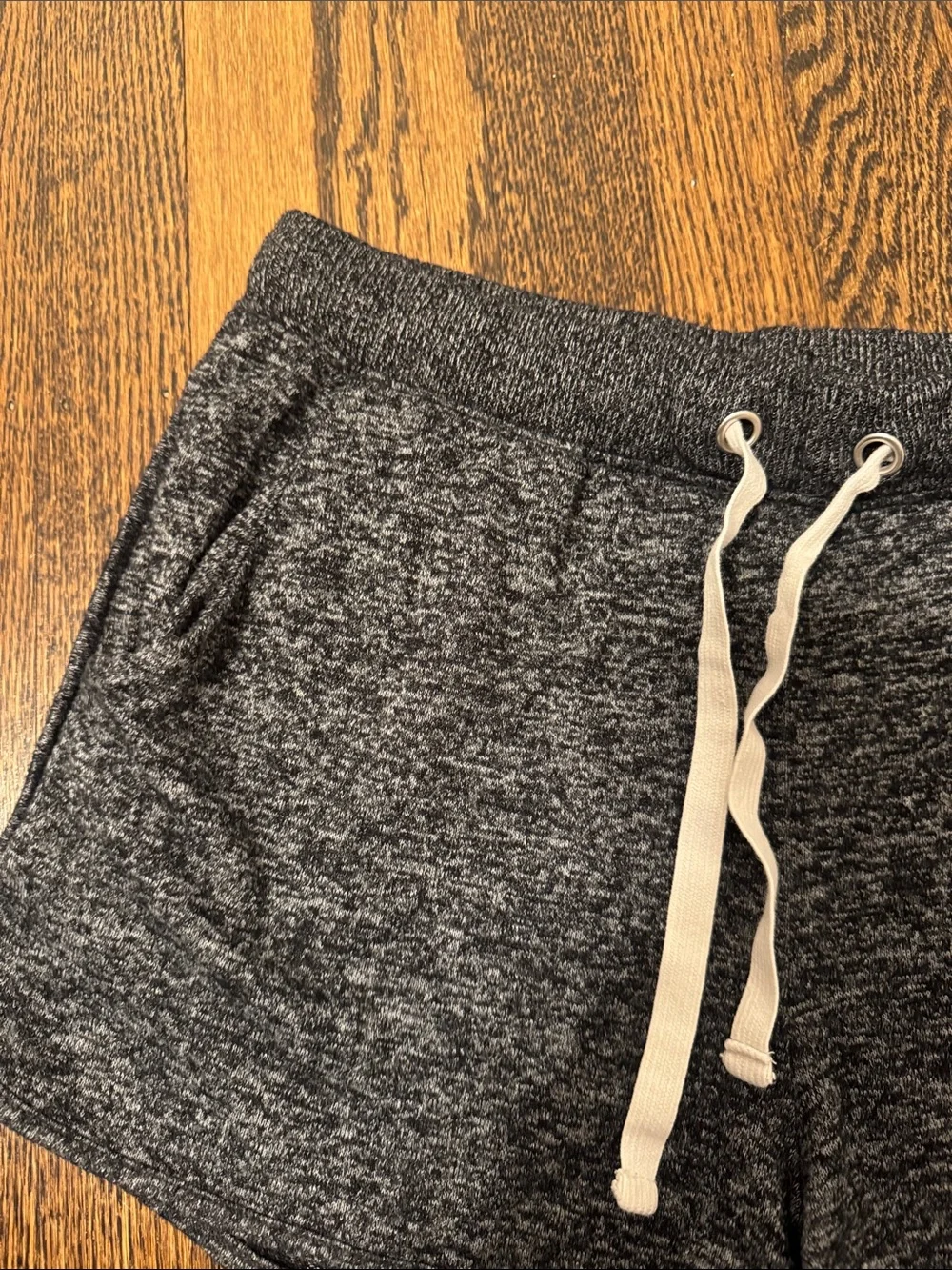 J. Crew Charcoal Heather Athletic Drawstring Shorts